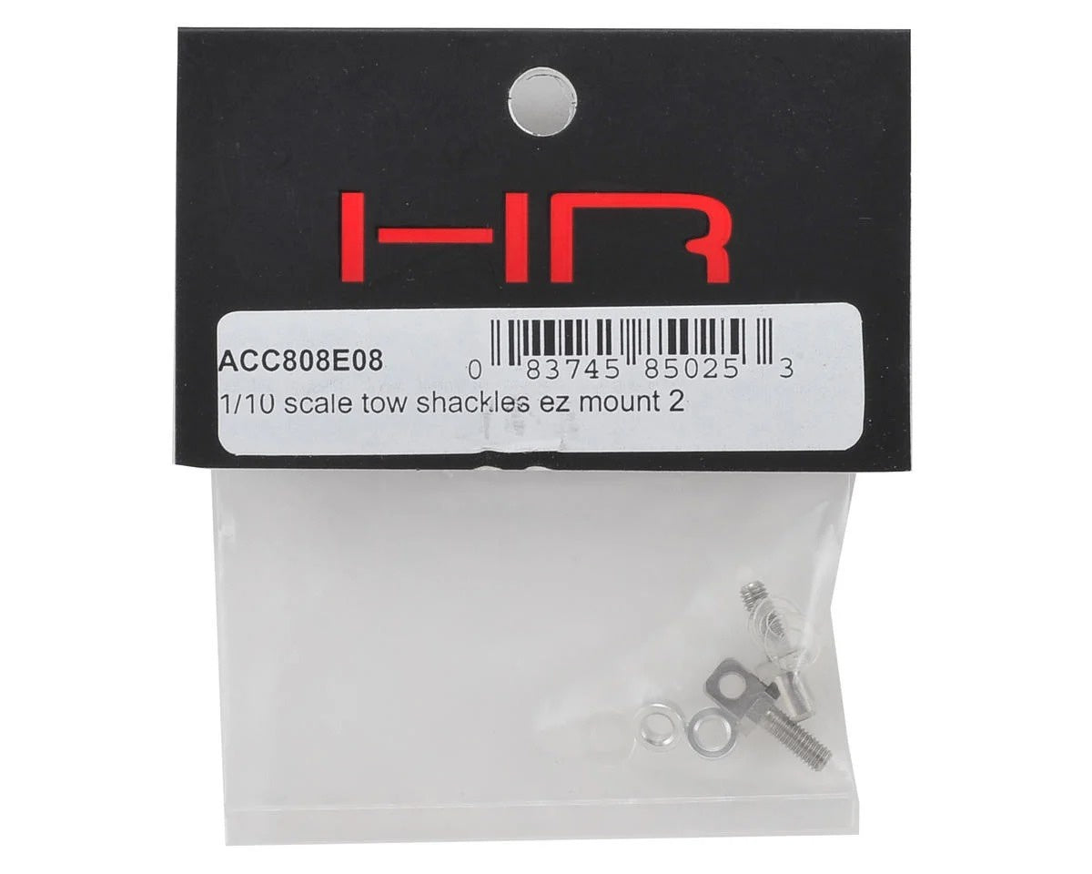 1/10 Scale Tow Shackles EZ Mount (2) (HRAACC808E08)