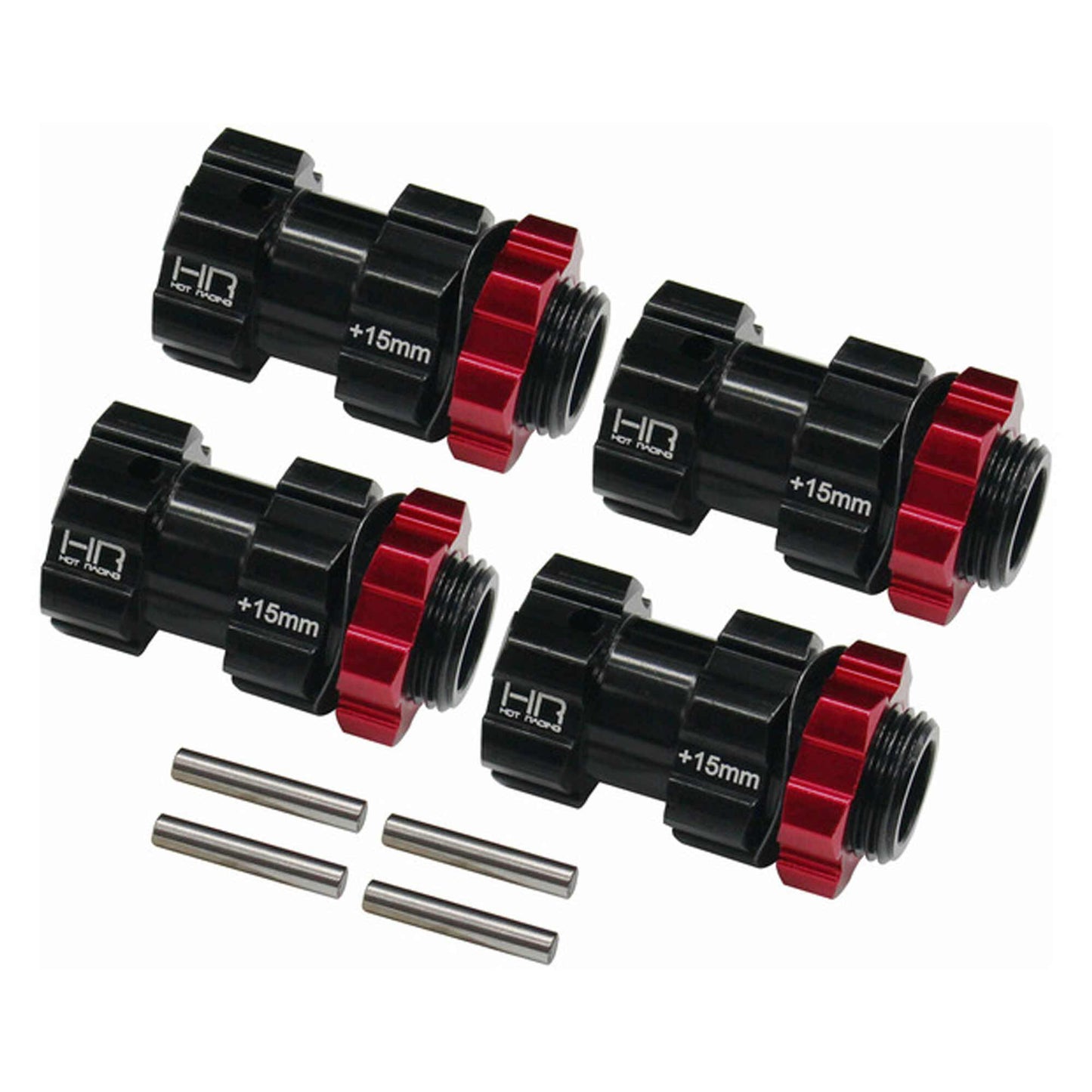 Aluminum 17mm Hex Hubs 15mm Offset for Arrma 6S BLX Vehicles (HRAAON117X15)