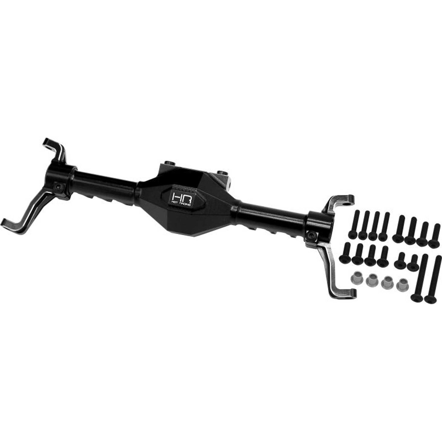 Front Axle Aluminum Case Black for Axial Capra UTB (HRAAUTB1201)