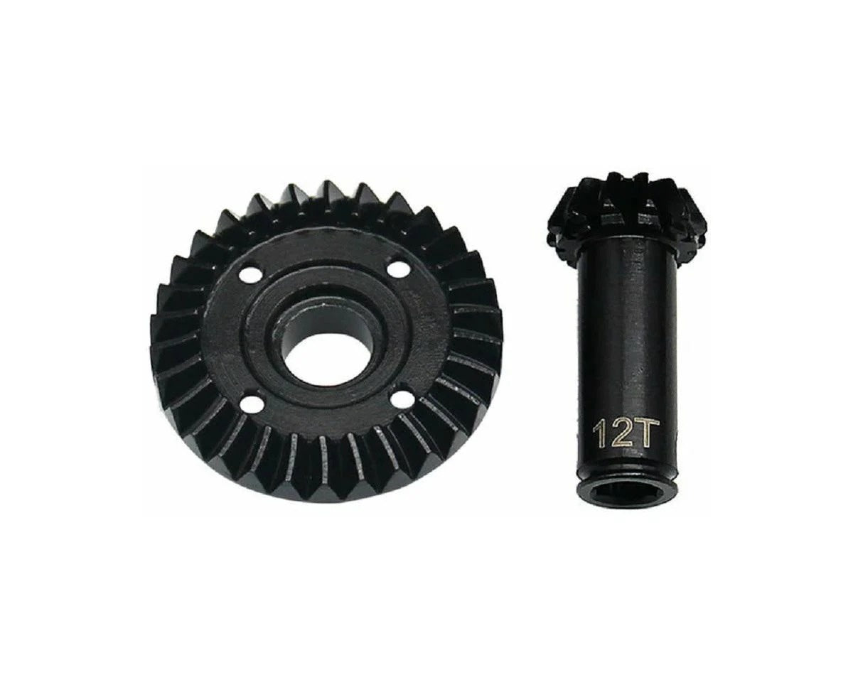 30/12T Steel Helical Front Diff Ring/Pinion Grom