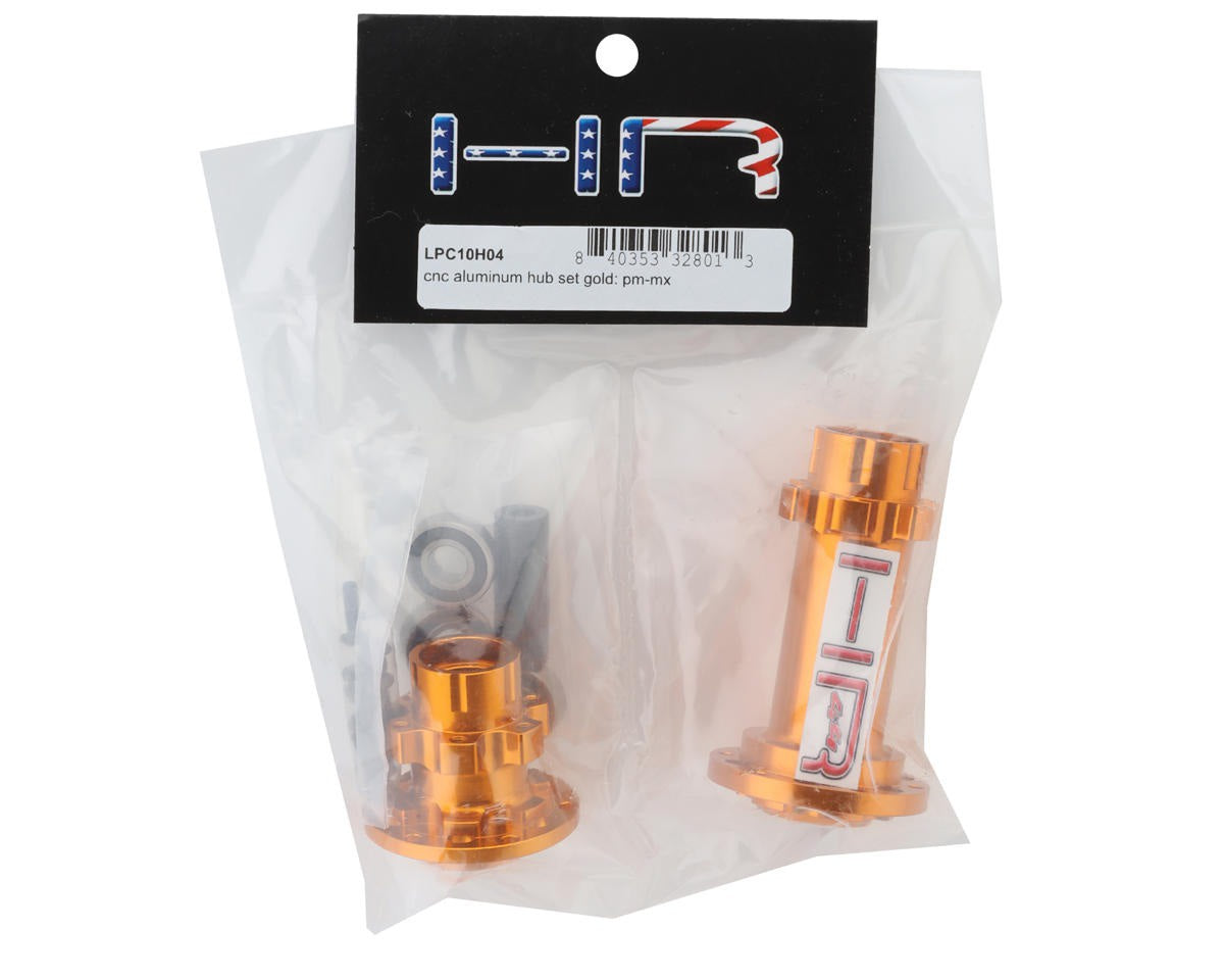 CNC Aluminum Hub Set Gold for Losi Promoto-MX (HRALPC10H04)