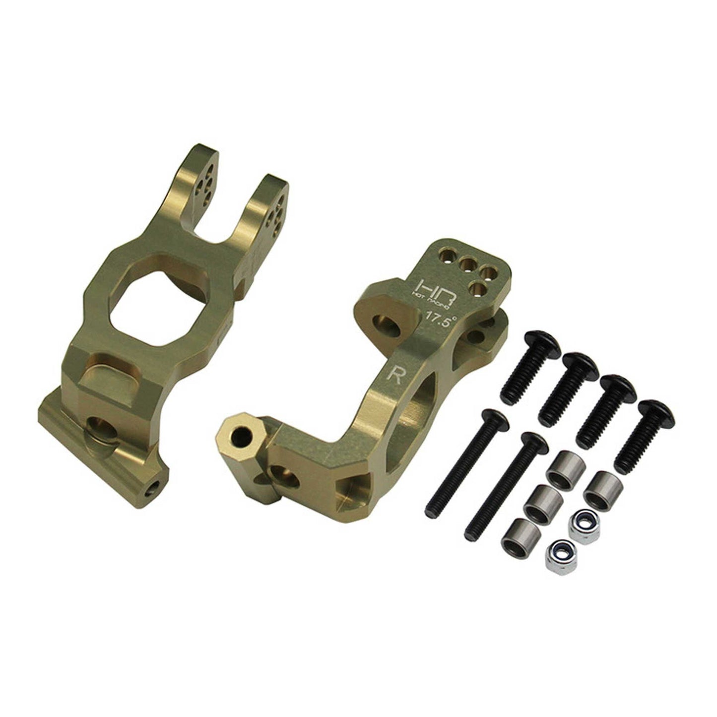 Front Aluminum 17.5 Degree Hub Carrier Set for 1/6 Losi Super Lasernut (HRALSLN19H)