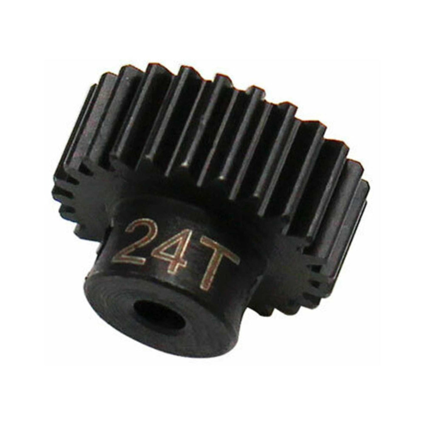 24 Tooth 0.5 Mod Hardened Steel Pinion Gear with 2.3 Bore (HRAMSG24M05)