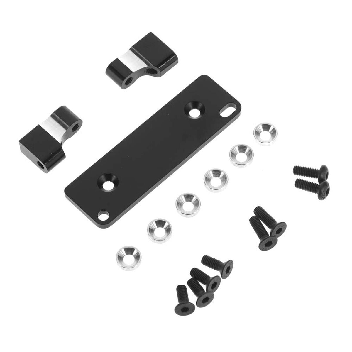 Black Aluminum Servo Mount for AX10 RR10 SMT10 (HRARRT2401)