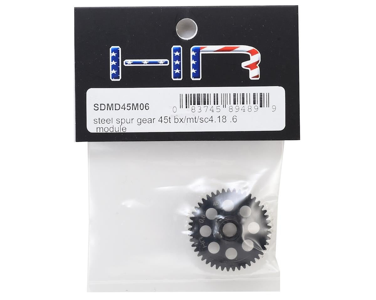 Steel Spur Gear 45t Bx Mt Sc4.18 .6 Module (HRASDMD45M06)