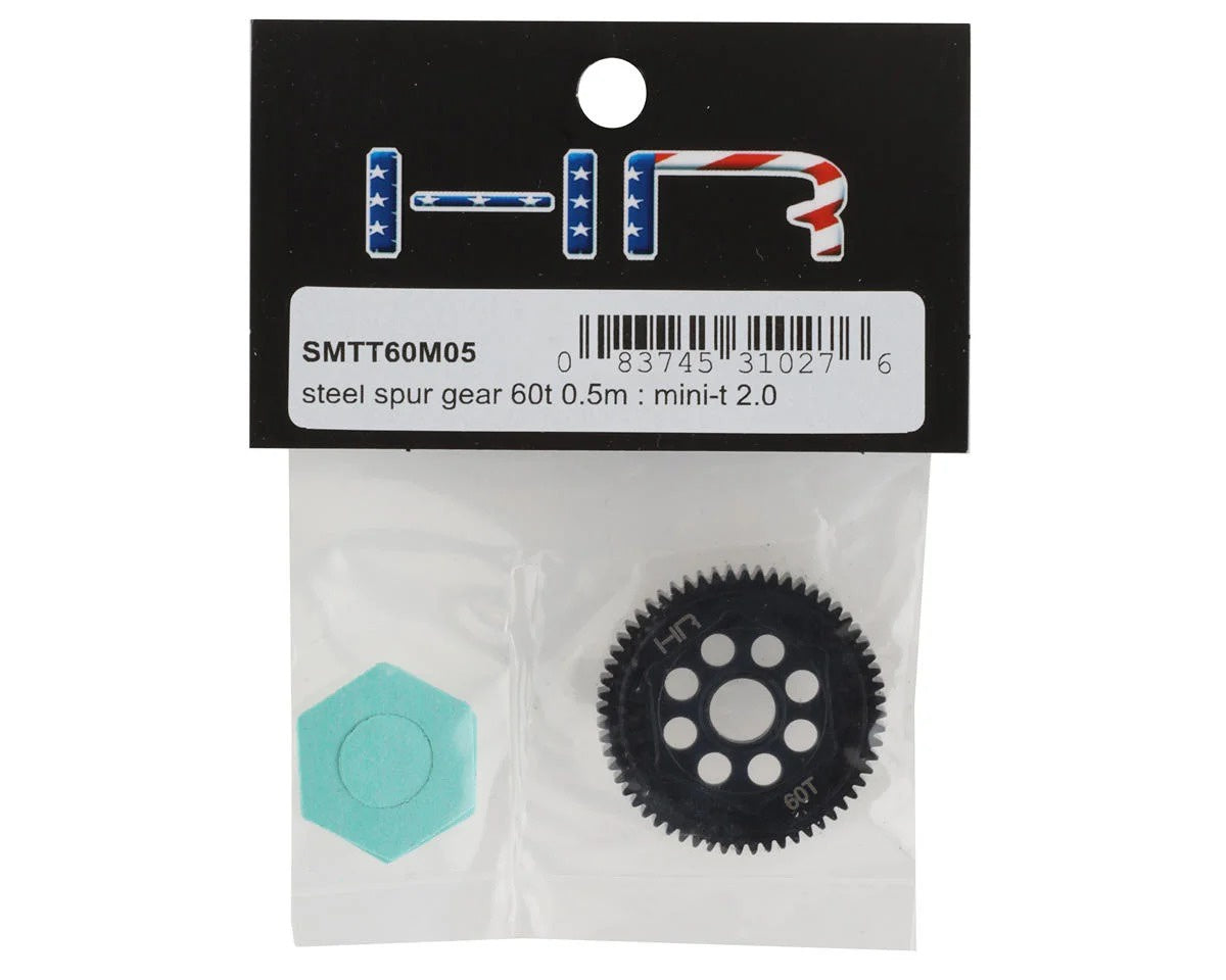 60t Steel Spur Gear 0.5M for Mini-T 2.0 (HRASMTT60M05)
