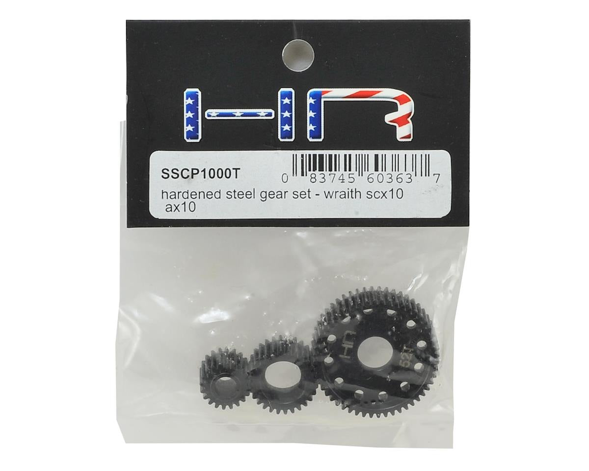 Hardened Steel Gear Set for Wraith SCX10 AX10 (HRASSCP1000T)