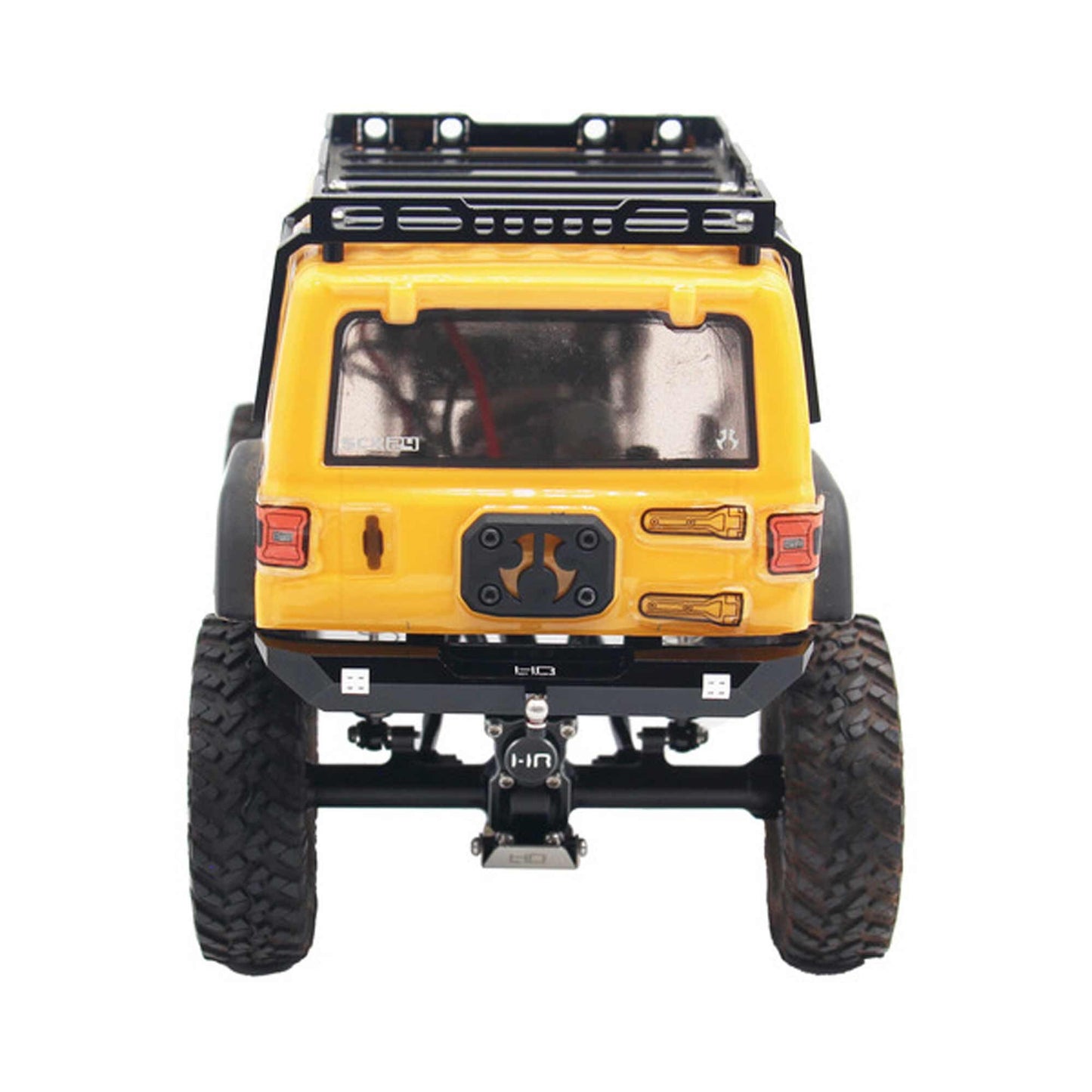 SCX24 Aluminum Rear Bumper for Axial Jeep Wrangler (HRASXTF03JR01)