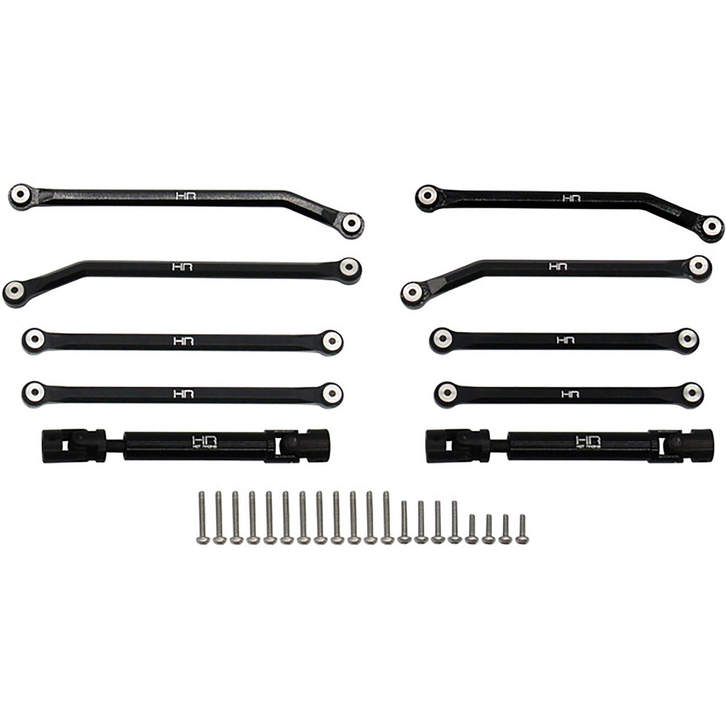 Aluminum 8-Link Drive Set for SCX24 Jeep Gladiator (HRASXTF133LC)