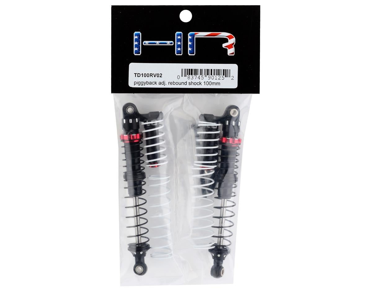 100mm Aluminum Piggyback Shocks with Adjustable Damping (HRATD100RV02)