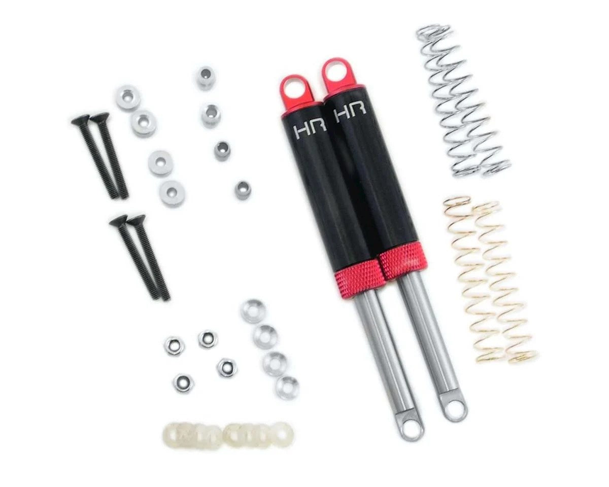 Red Internal Spring Air Shocks 100mm (HRATD100T02)