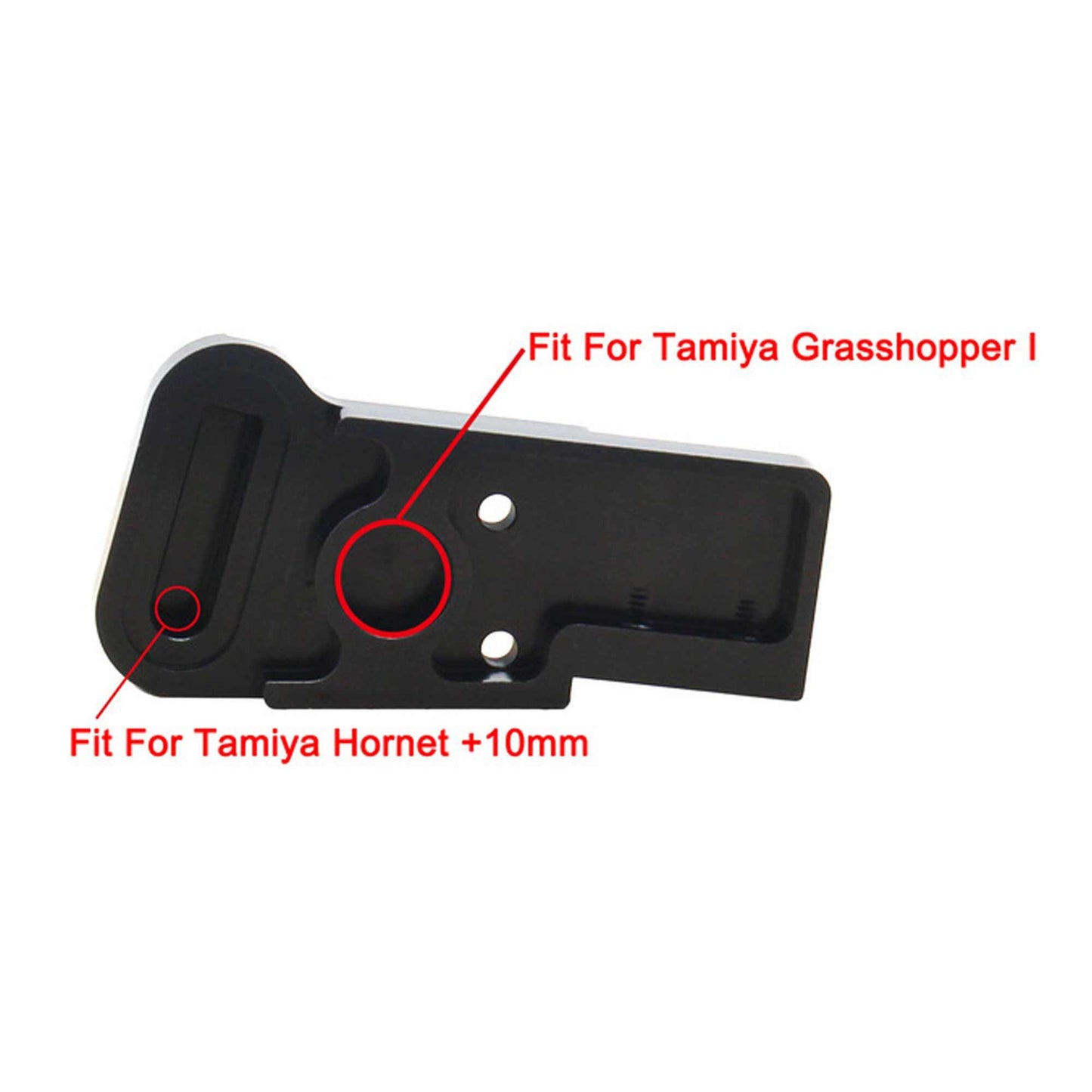 Tamiya Hornet Grasshopper Aluminum Rear Hanger 10mm (HRATGH09L01)
