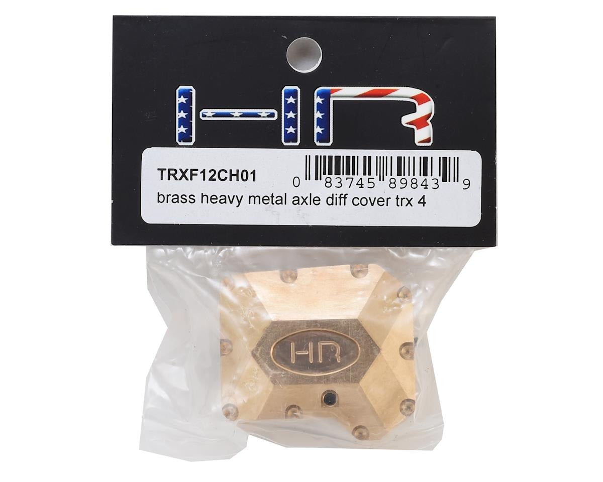 Brass Heavy Metal Axle Diff Cover for Traxxas TRX-4 (HRATRXF12CH01)