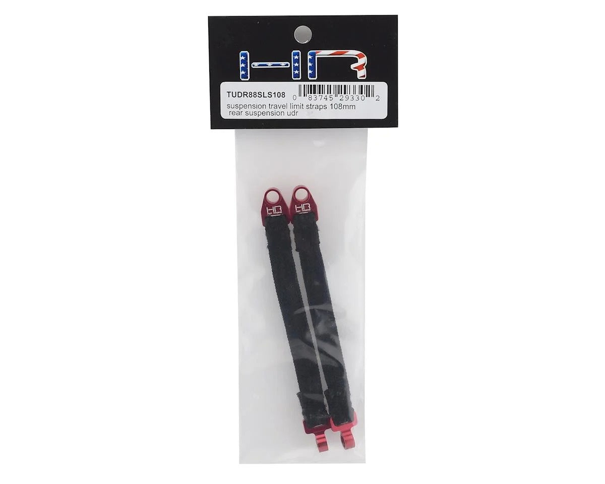 Hot Racing 108mm Rear Suspension Travel Limit Strap for Traxxas UDR (2)