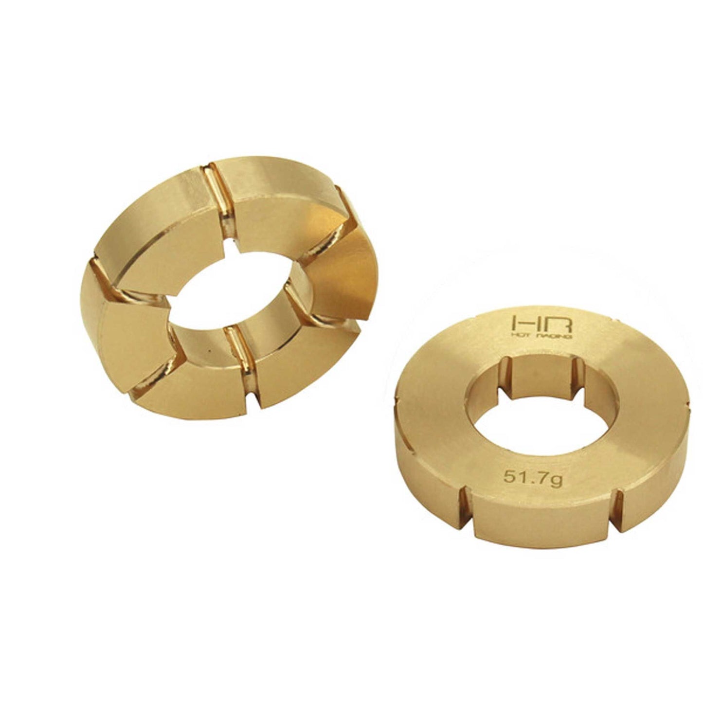 51.7g Brass Machete Wheel Weights for Axial UTB18 (HRAUTBM4628H)