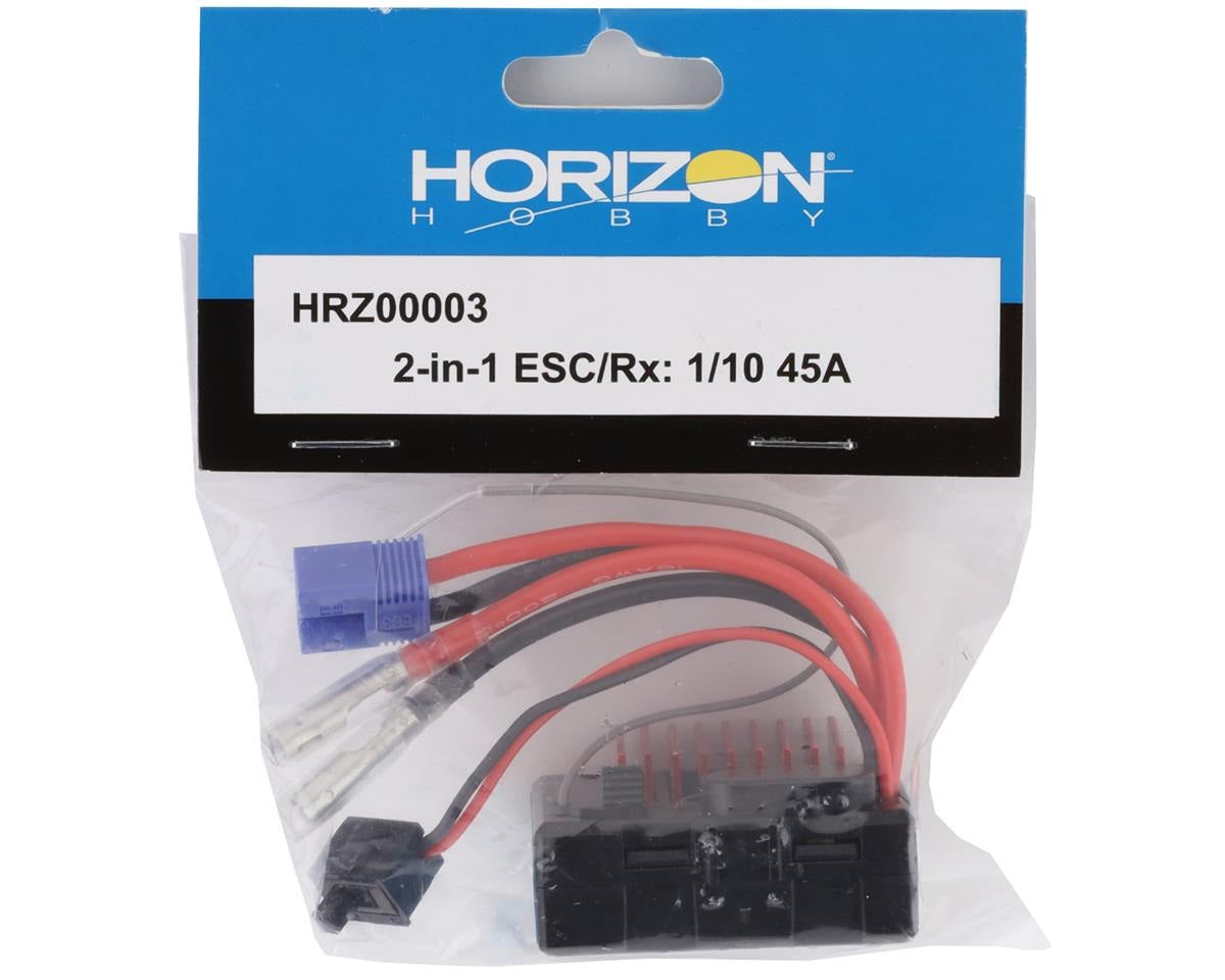 Horizon 2-in-1 ESC/Rx 45A for 1/10 Scale Vehicles (HRZ00003)