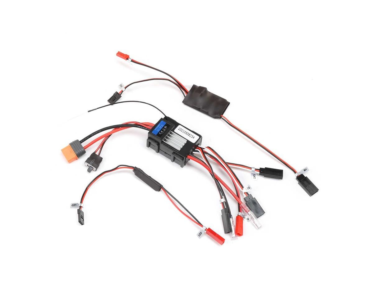 40amp 2-in-1 Brushed ESC LT RX 2-3S (HRZ00011)