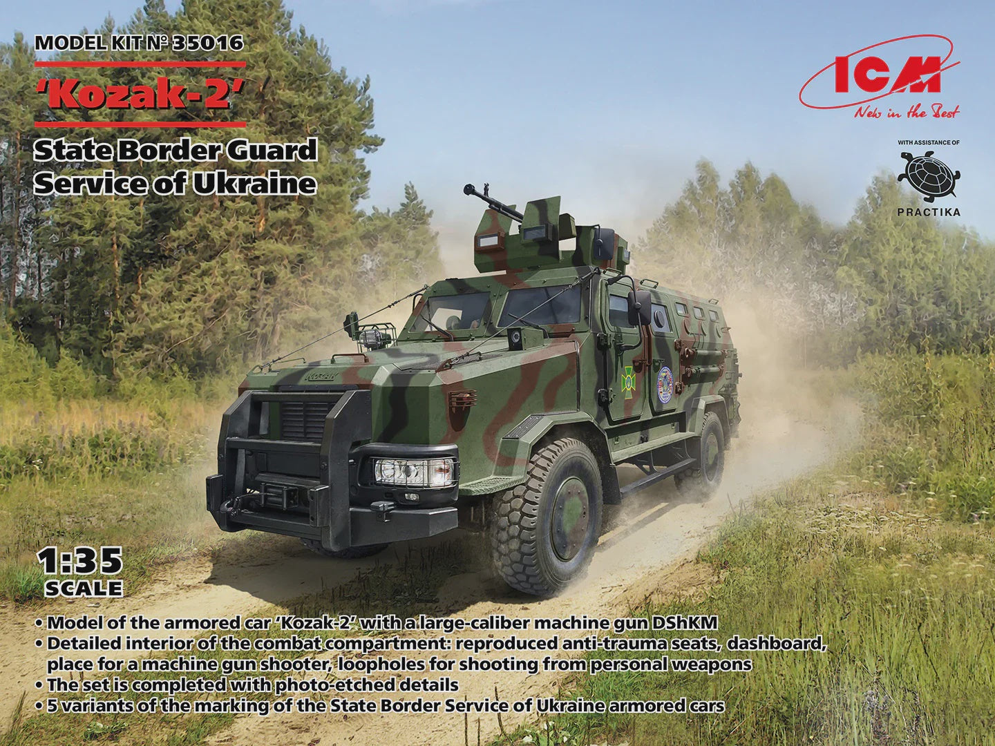 1/35 Kozak-2 State Border Guard Service of Ukraine (ICM35016)