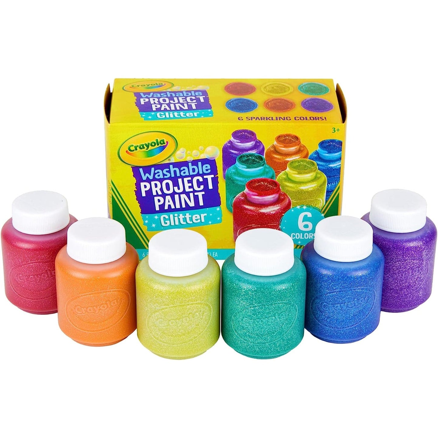 Washable Glitter Project Paint Set (CRABS542400)