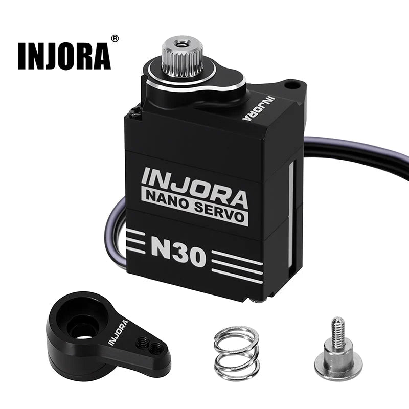 Aluminum N30 NANO Servo with Servo Saver for SCX30 (INJINJS-N30)