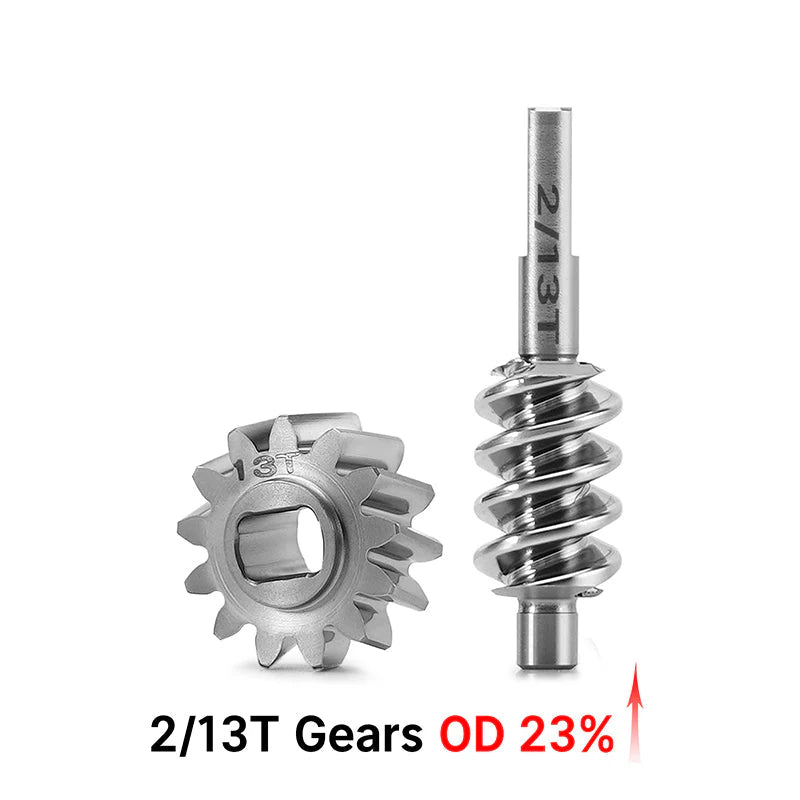 Axle Worm Gear Set with 2/13T Gears for SCX30 (INJSCX30-14-13T)