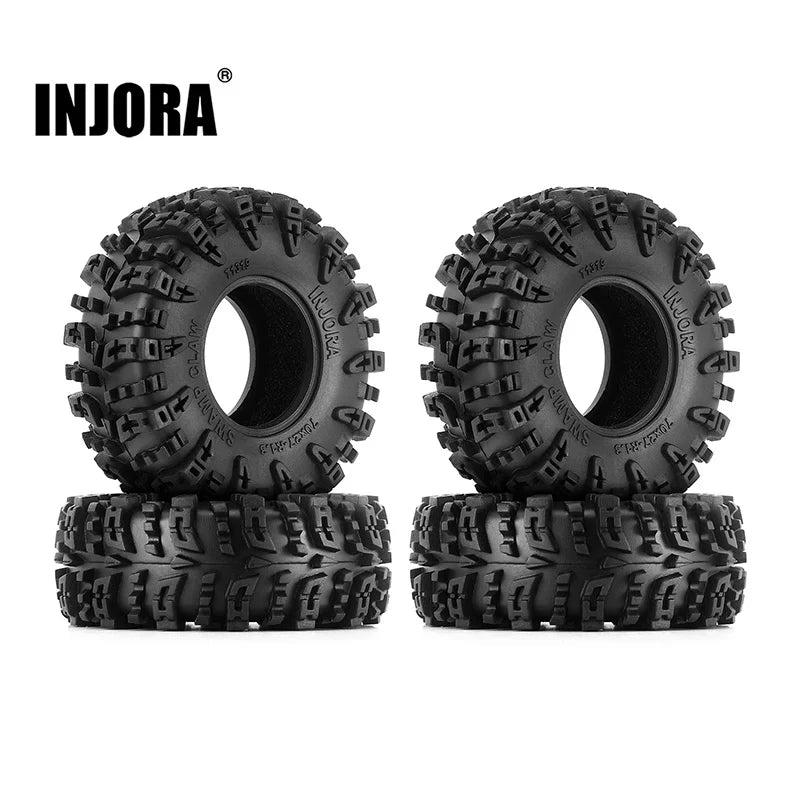 Swamp Claw 1.3" M/T Tires for 1/24-1/18 Rock Crawler (4) (INJYQT1319)