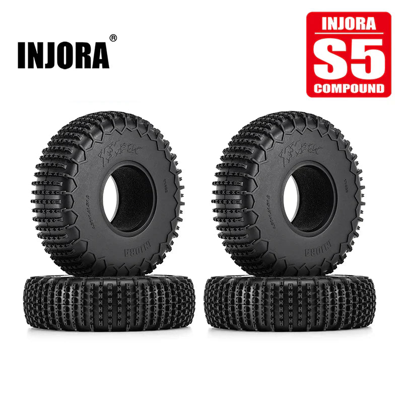 XHX Pin 1.9" 4.75" OD S5 Super Soft Compound Tires for 1/10 Rock Crawler (4) (INJYQT1923)