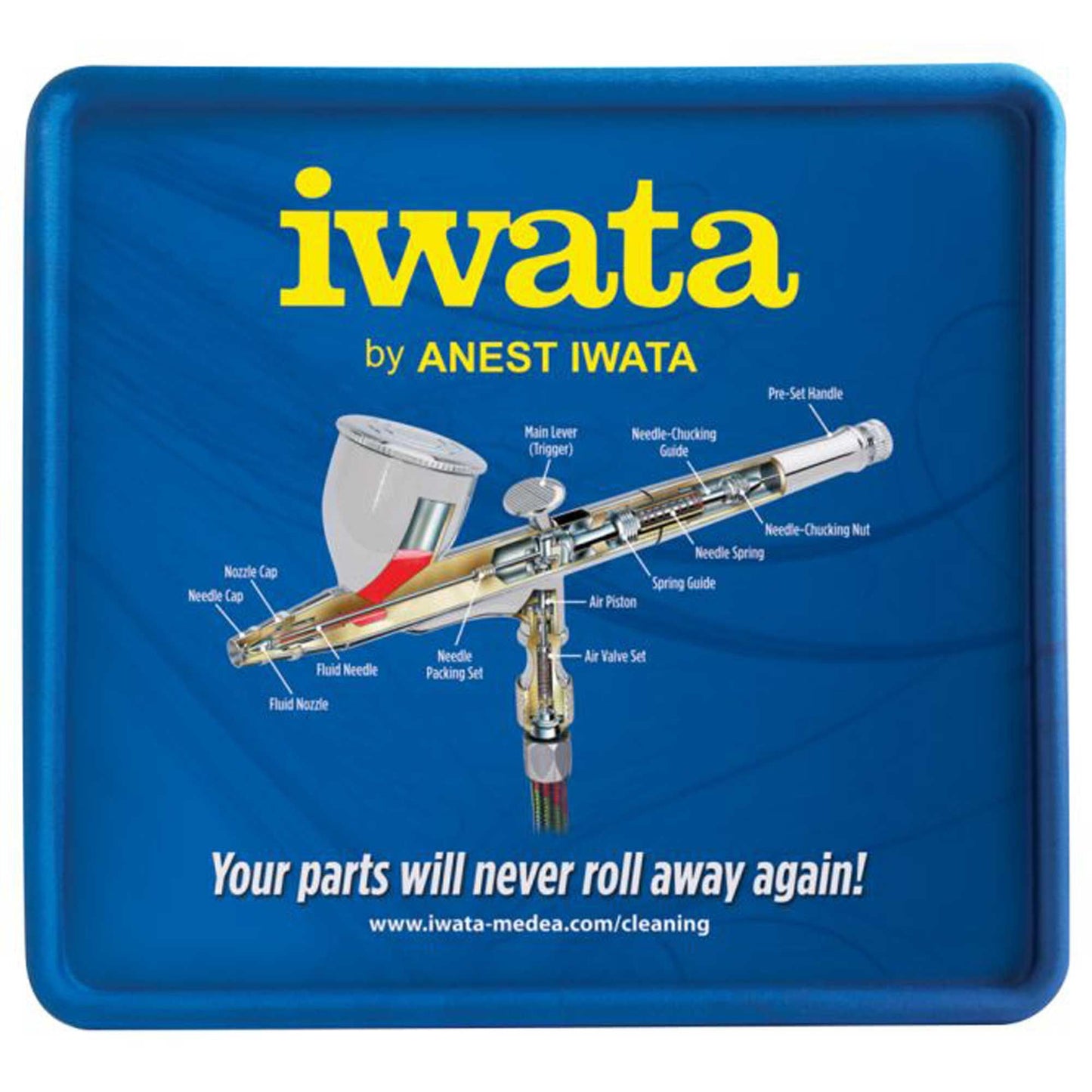 Raised Ridge Airbrush Cleaning Mat (IWACL200)