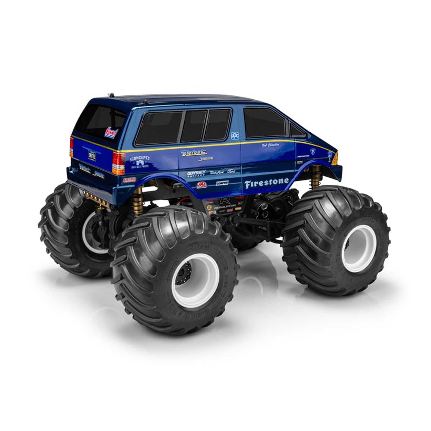 1985 Ford Aerostar Clear Body for JConcepts Regulator and Tamiya Clod Buster (JCO0484)