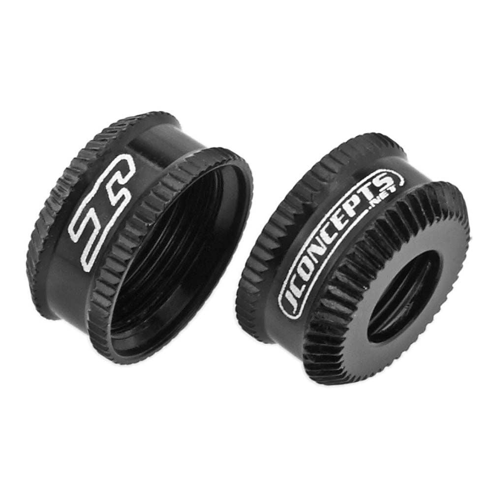 Fin VCS Shock Bottom Cap Black (Set of 2) (JCO24922)