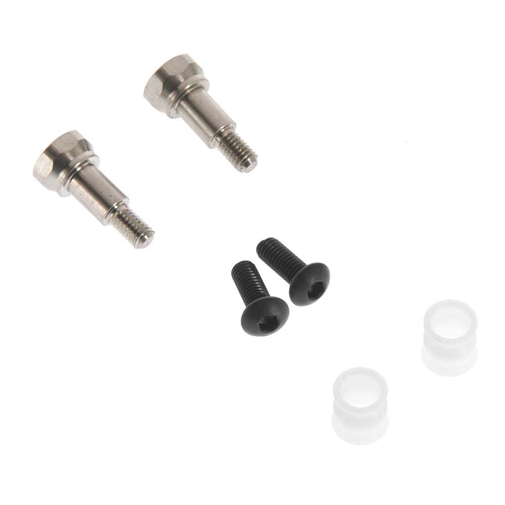 Fin Titanium Shock Stand-Offs with Bushing Short for B6.2 B6.3 (JCO2599T)