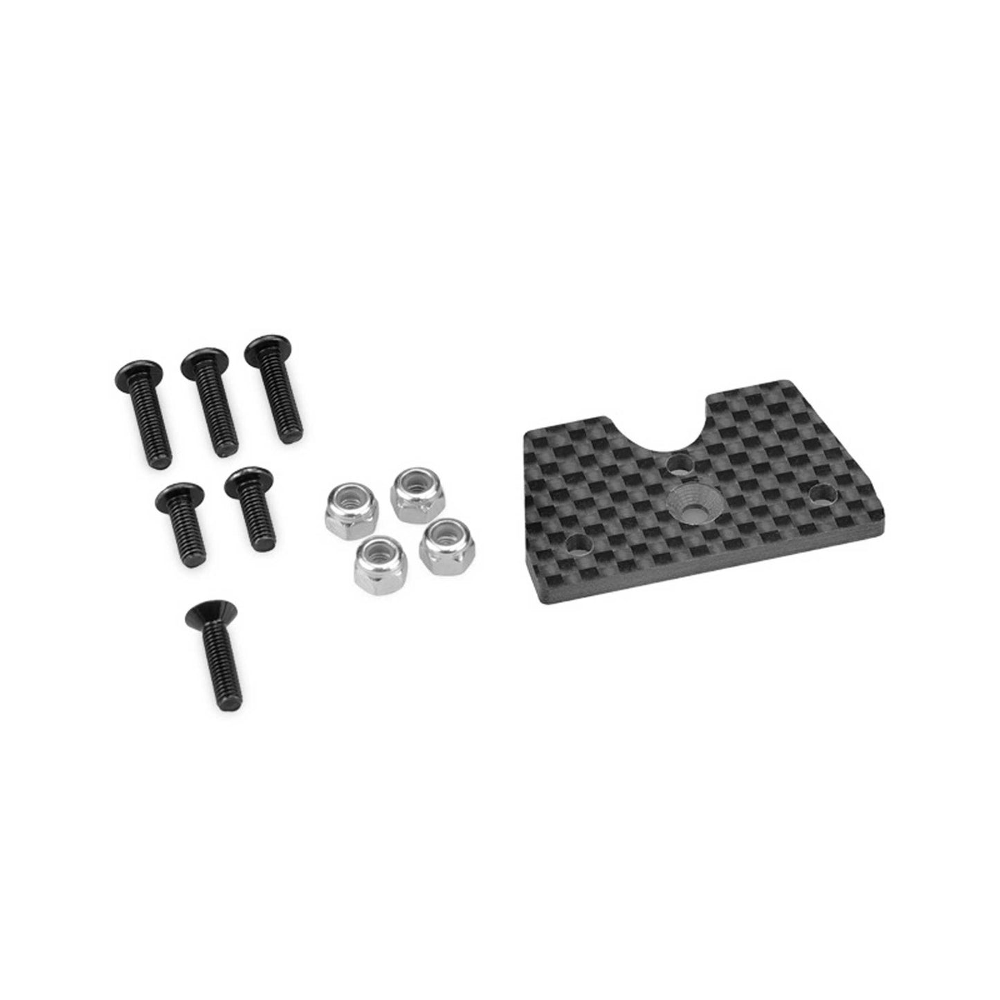 F2 Truggy Carbon Fiber Body Mount Adapter for Tekno NT48 2.0 (JCO2955)