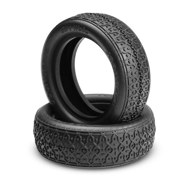 JConcepts Dirt Webs 2.2" 2WD Front Buggy Tires (2) (Green)