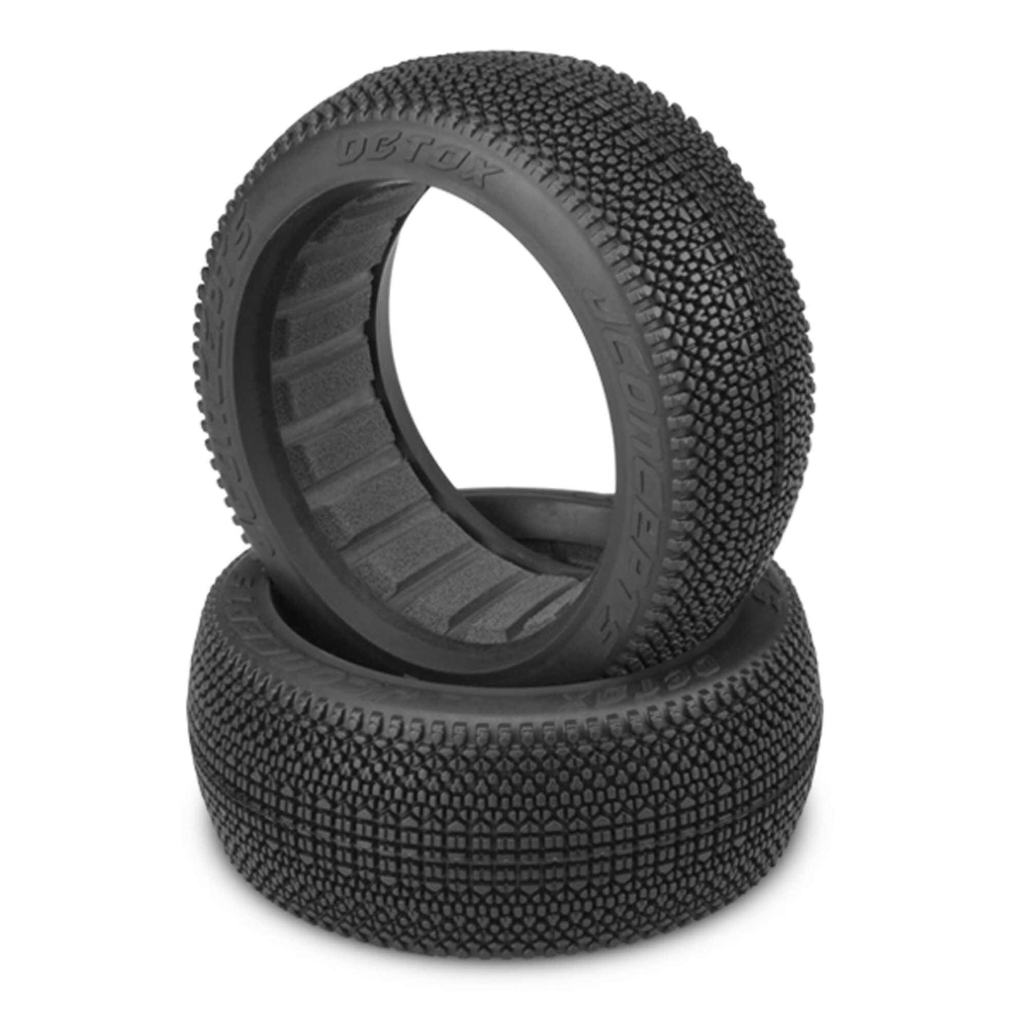 1/8 Detox 83mm Buggy Tires and Inserts Aqua A3 Compound (2) (JCO312204)