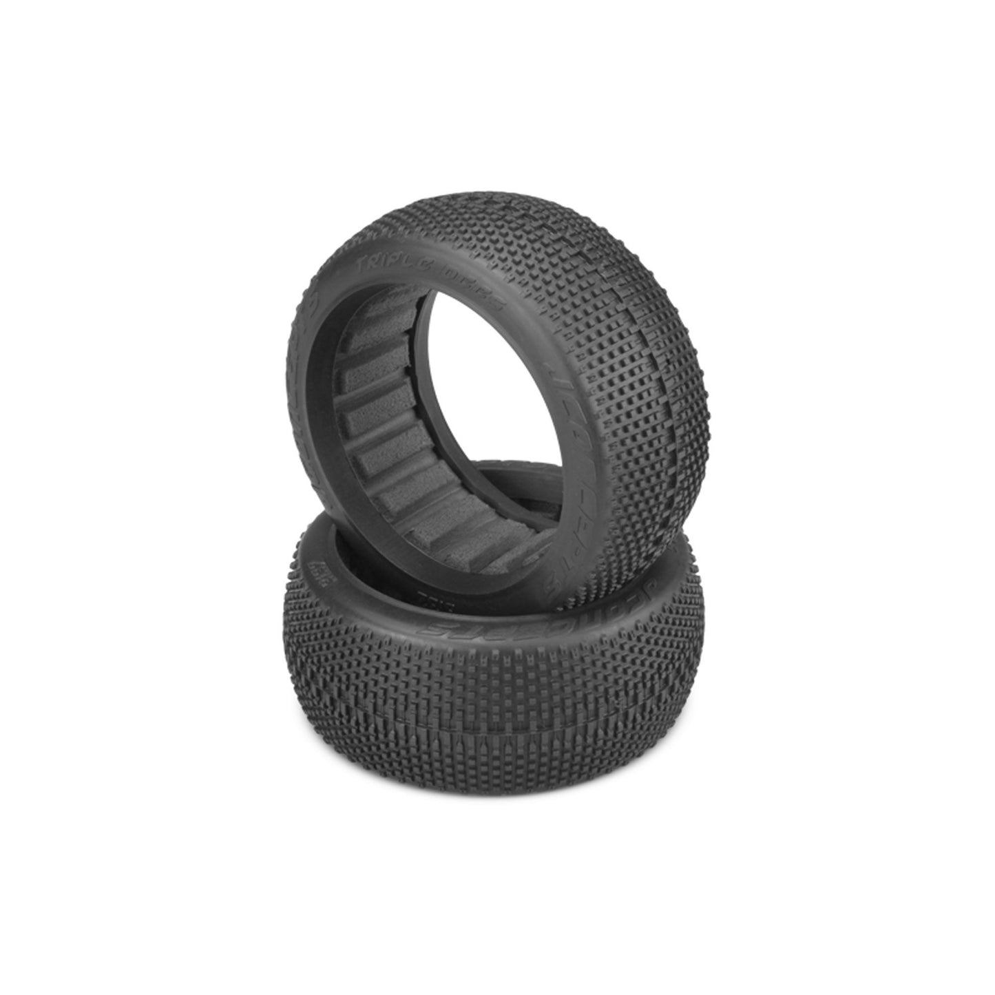 1/8 Tripple Dees 83mm Buggy Tires and Inserts Blue Compound (2) (JCO313201)