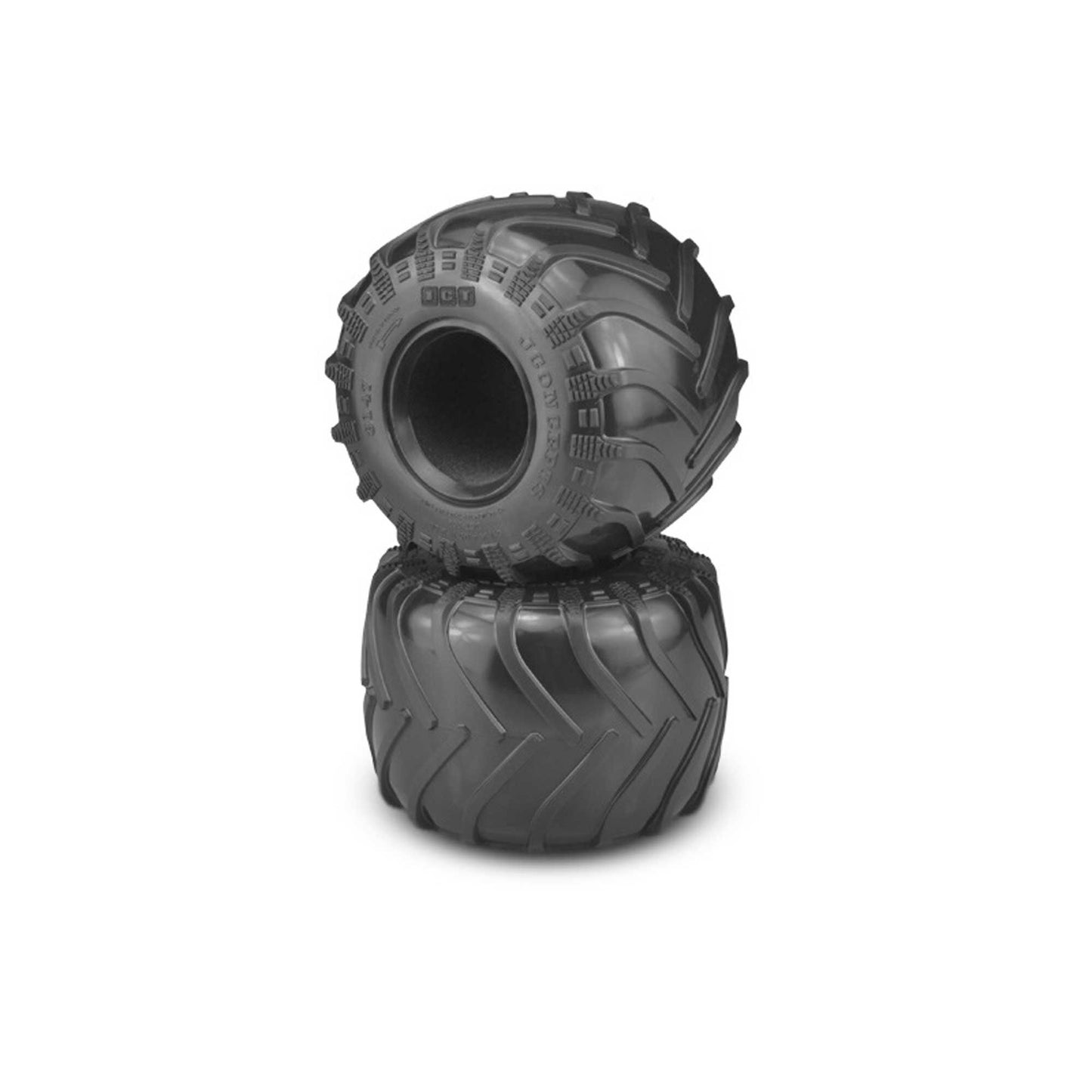 1/10 2.6 Inch Monster Truck Tires with Inserts Blue Compound (2) (JCO314701)