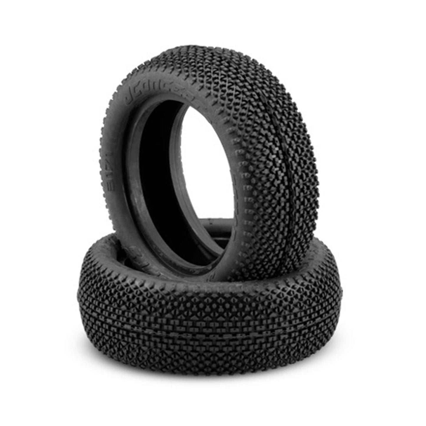 1/10 ReHab 2.2 Front Buggy Tires with Inserts (Green) (JCO317102)