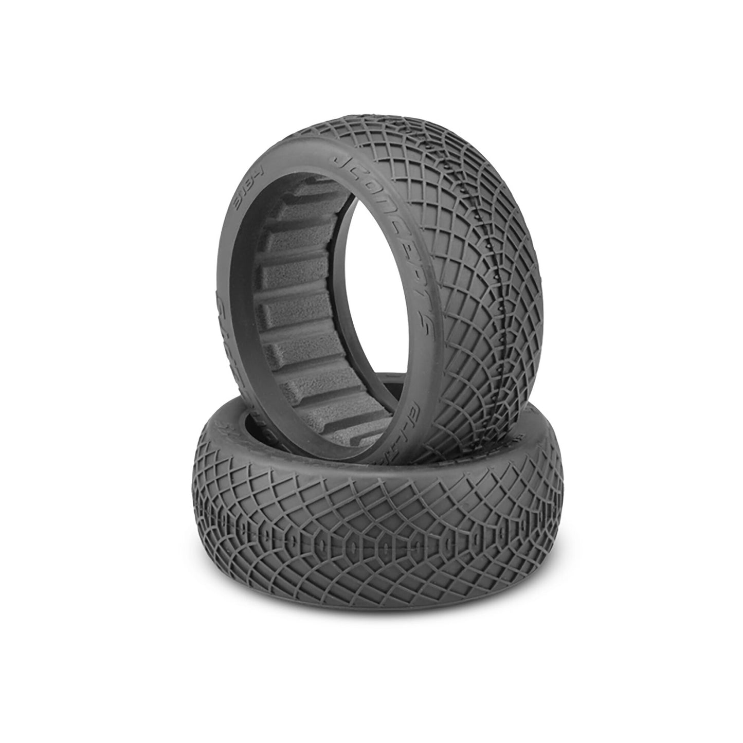 1/8 Ellipse 83mm Buggy Tires and Inserts Silver Compound (2) (JCO318406)