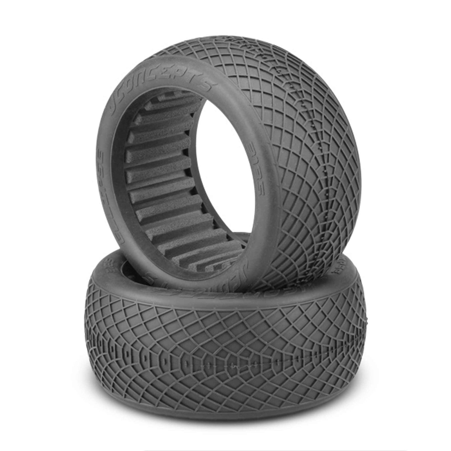 1/8 Ellipse 4.0 Truggy Tires and Inserts Green Compound (2) (JCO318502)