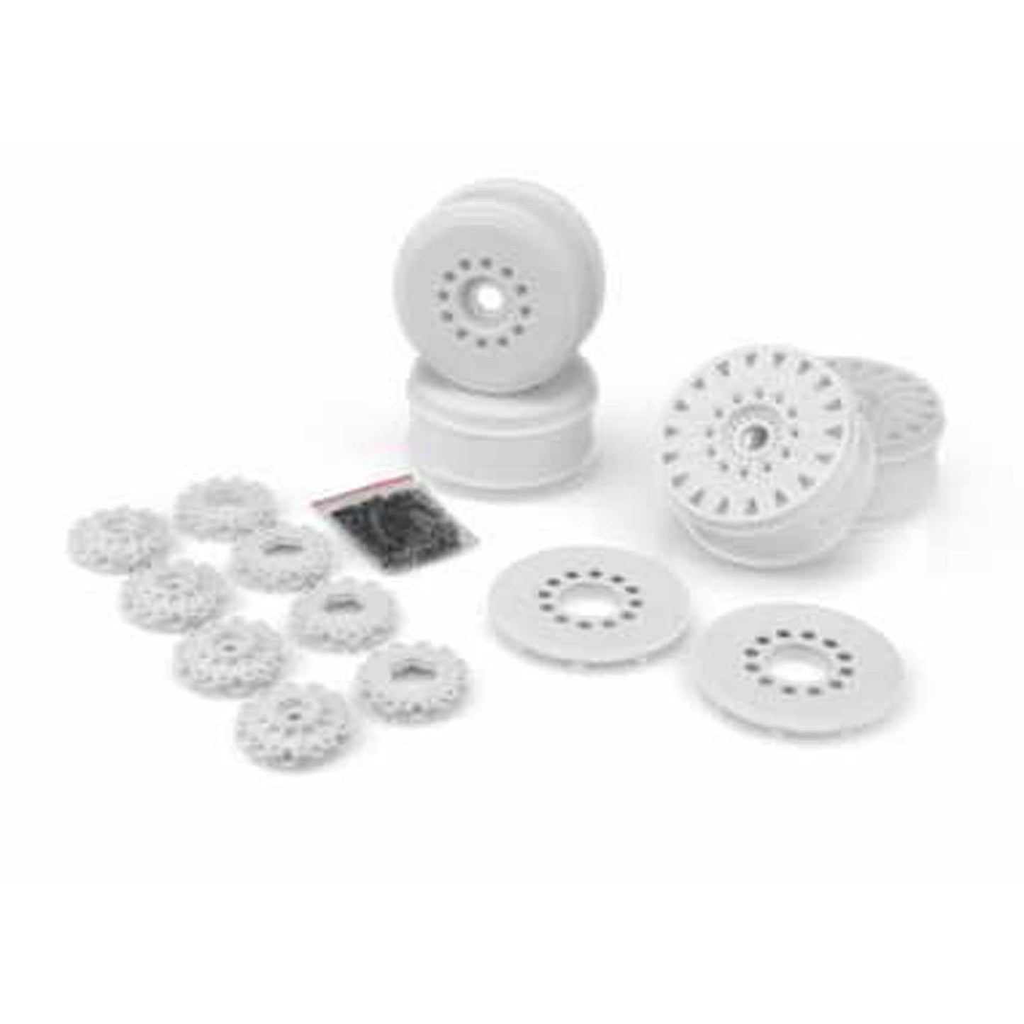 Cheetah 83mm Speed-run Wheels with 12 & 17mm Hex Adapter (White) (JCO3395W)