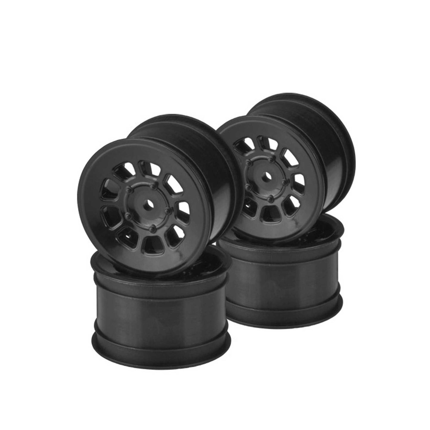 9 shot 2.2 rear wheel (black) - 4pc