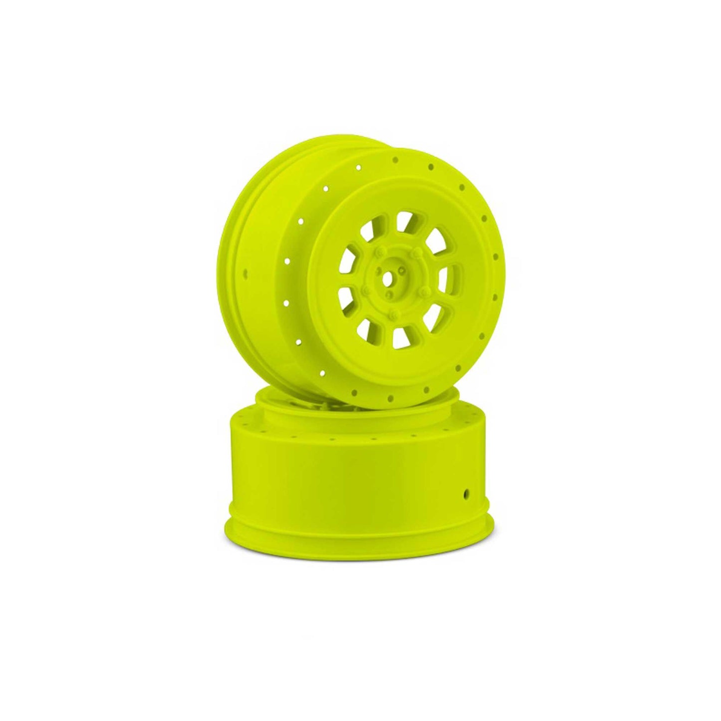 JConcepts 9-shot 12mm Hex Wheels Yellow (2) (JCO3420Y)