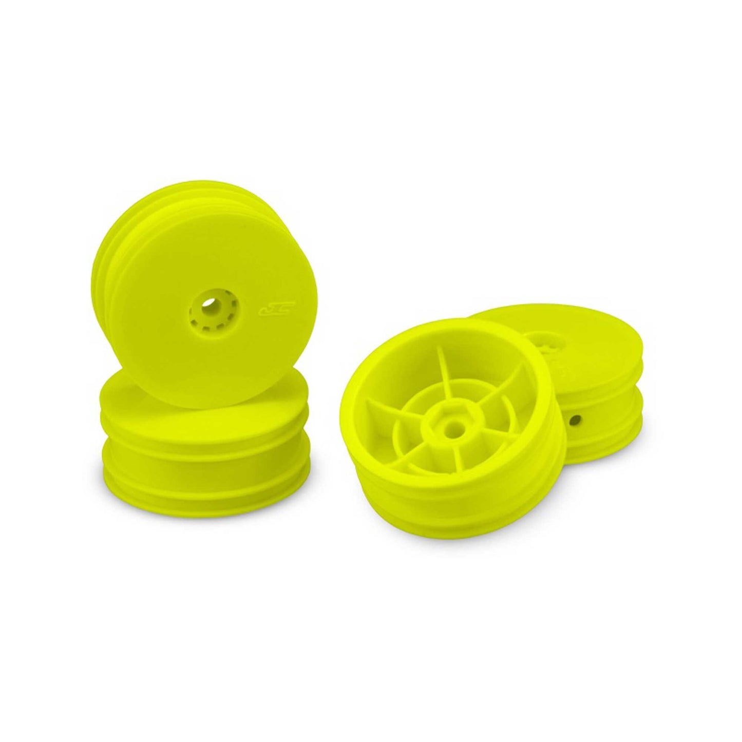 JConcepts Mono Losi Mini-B Front Wheel Yellow (4) (JCO3424Y)