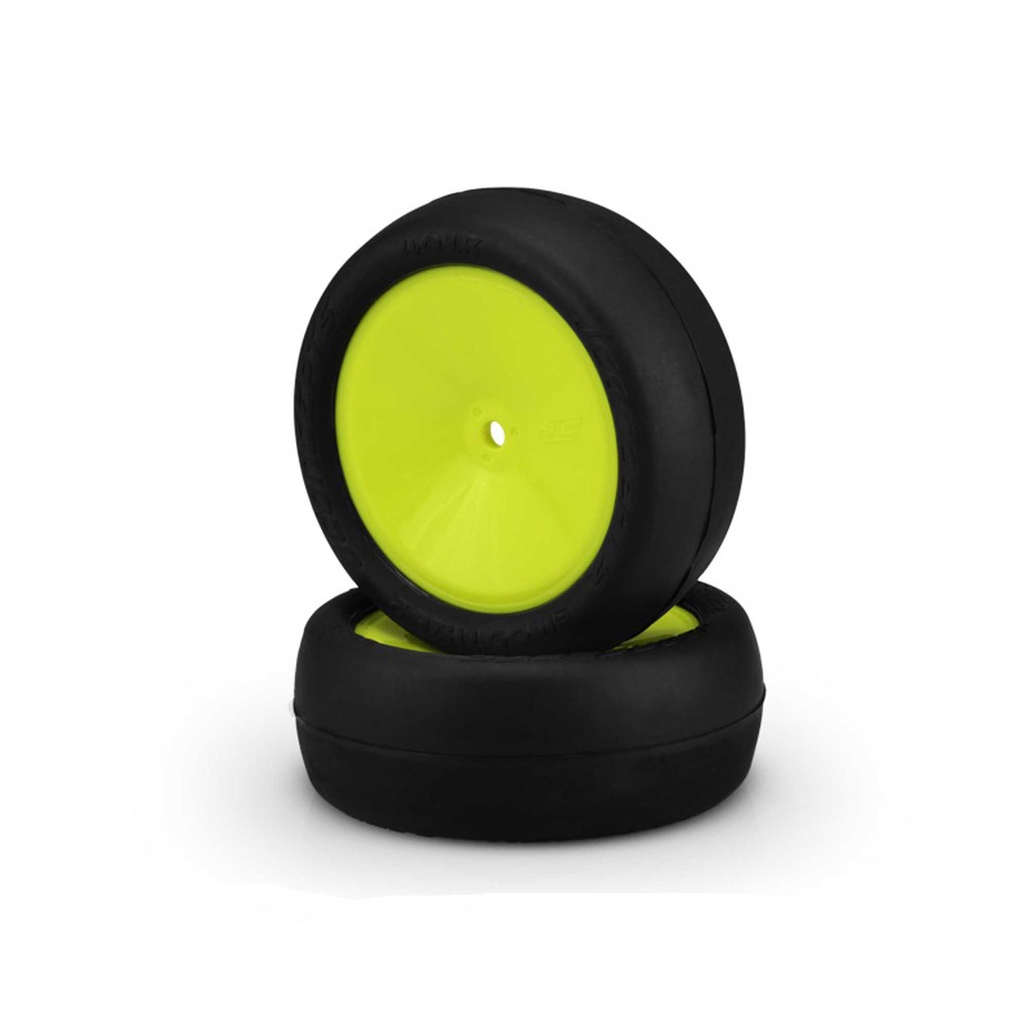1/10 Smoothie 2 2.2†Pre-Mounted Front 2WD Buggy Tires with Yellow Wheels (JCO40182691)
