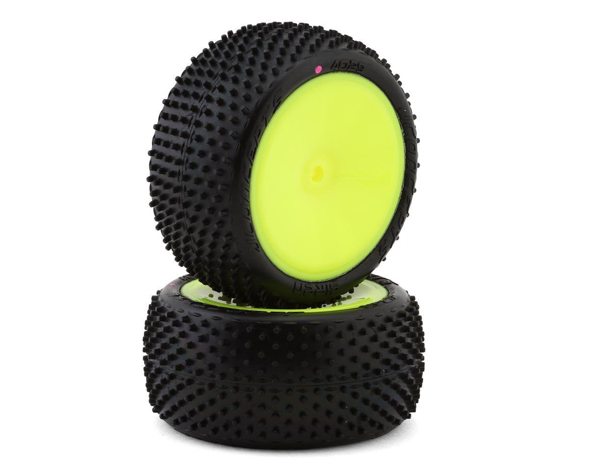 Siren LP - Pink Compound, Pre-Mounted on 3348Y Wheels, Fits 1/10th Rear 2wd and 4wd Vehicles