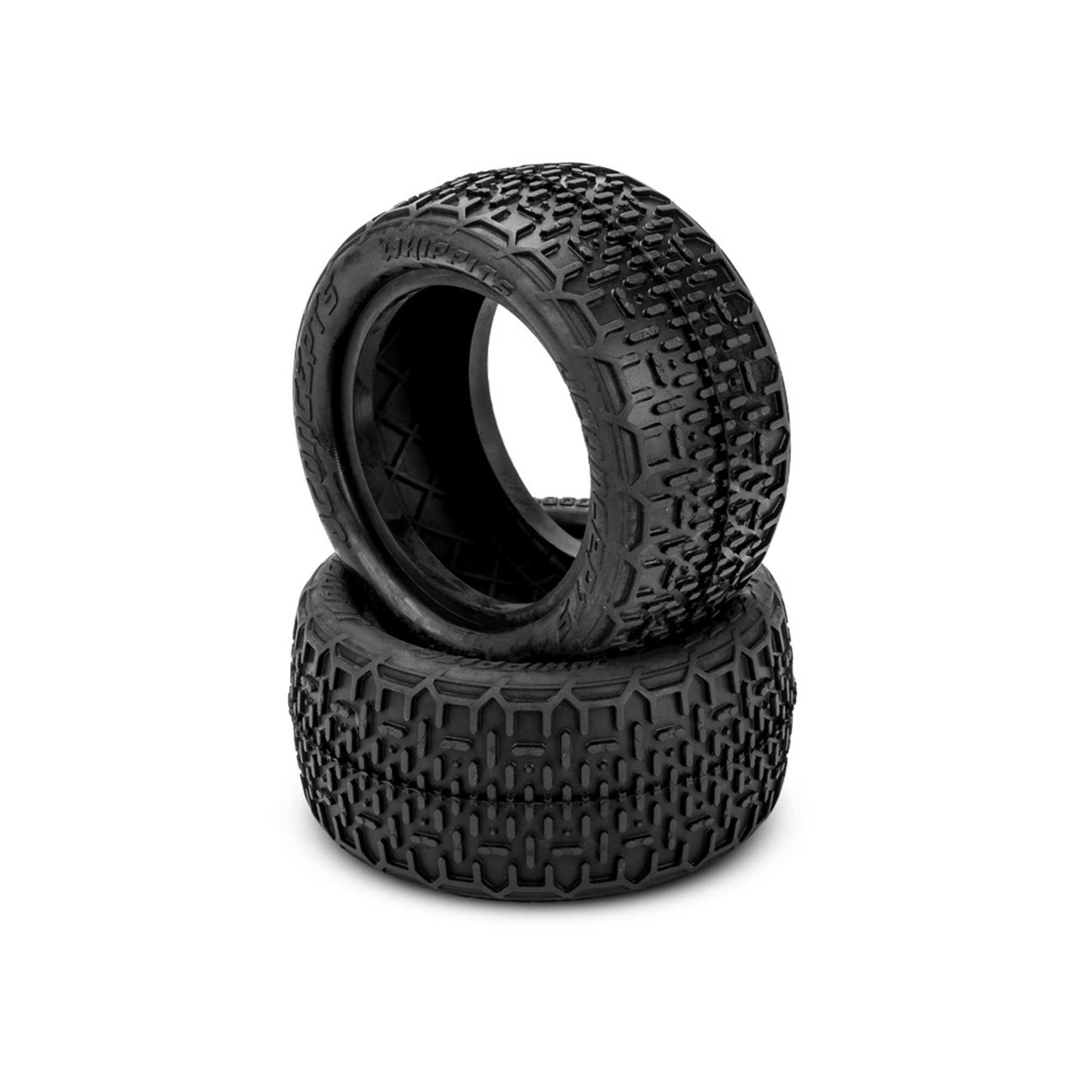 1/10 Whippits 2.2" Rear Buggy Tires & Inserts (Green Compound) (JCO4086-02)