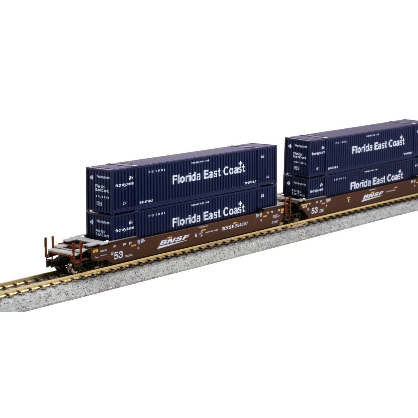 N MAXI-IV 3 Unit Cars BNSF Swoosh Logo (KAT1066181)