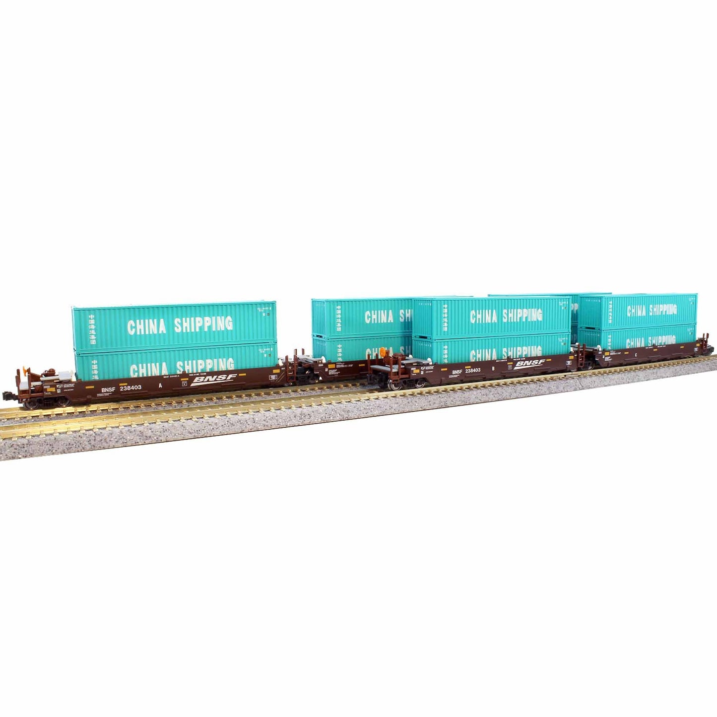 N MAXI-I BNSF Swoosh 5-Unit Set (KAT1066210)