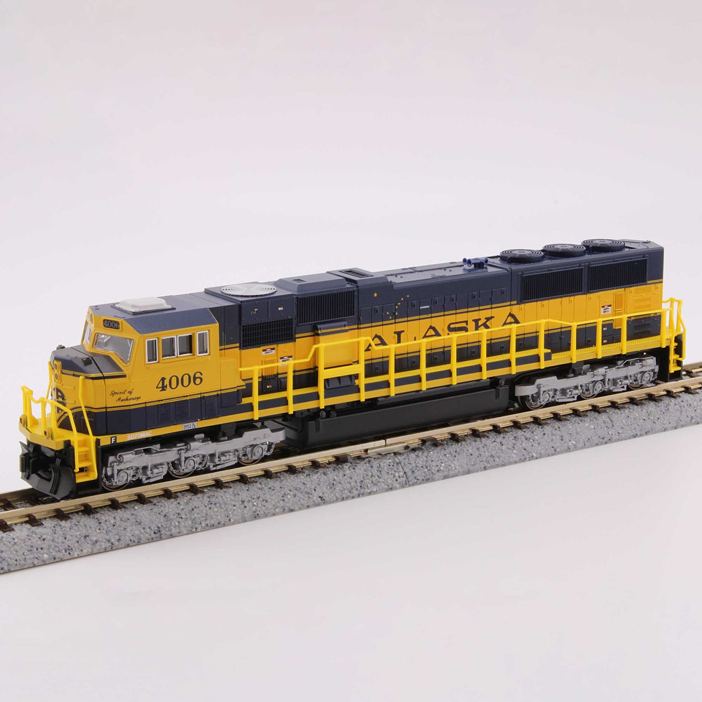 N Scale SD70MAC Alaska Railroad #4003 Spirit of Moose Pass with DCC and Sound (KAT176-6410-S)
