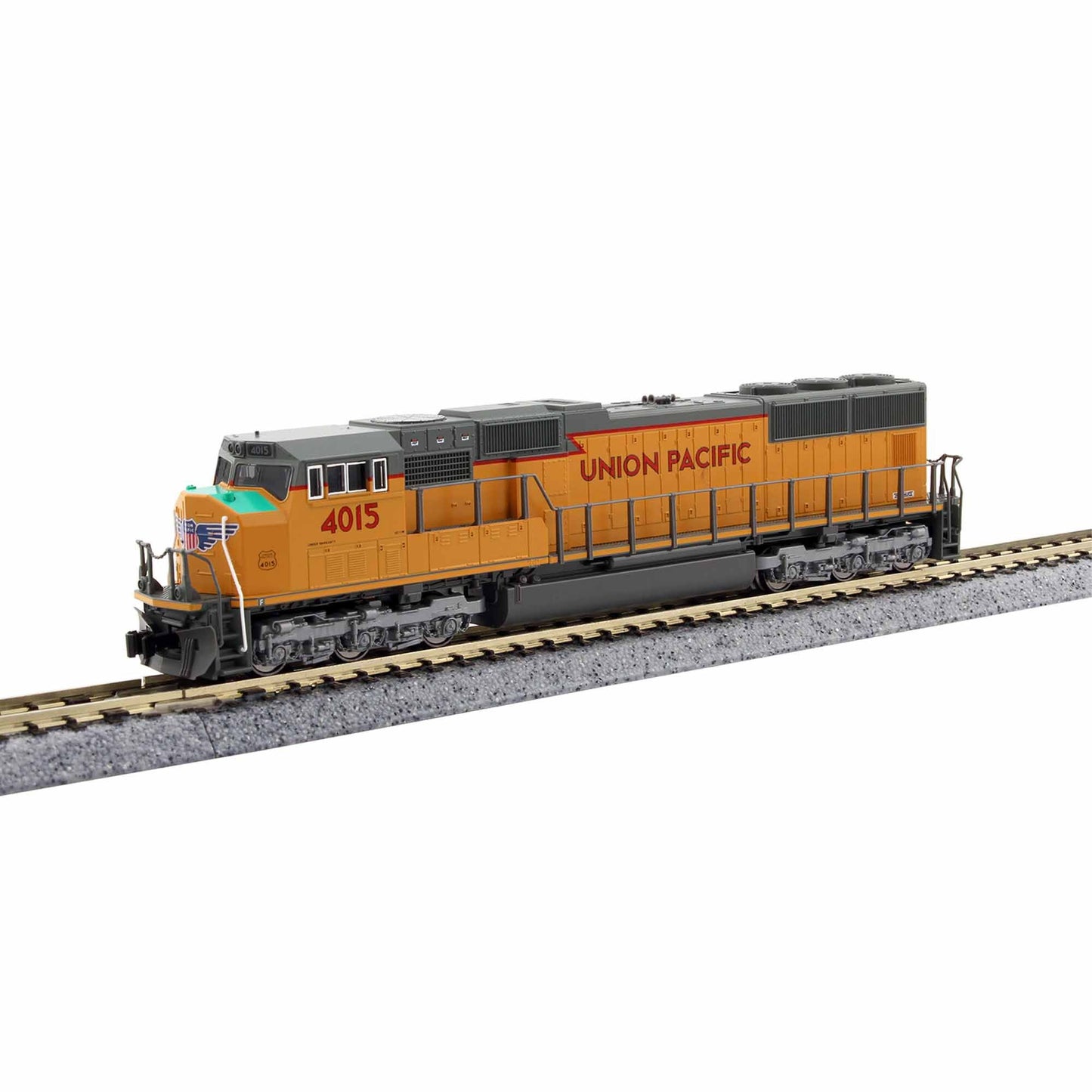 N SD70M Locomotive Flat Radiator Union Pacific #4015 Excursion with Sound (KAT1764015S)